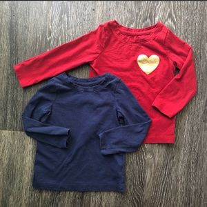 Two Long Sleeve T-shirts 2T